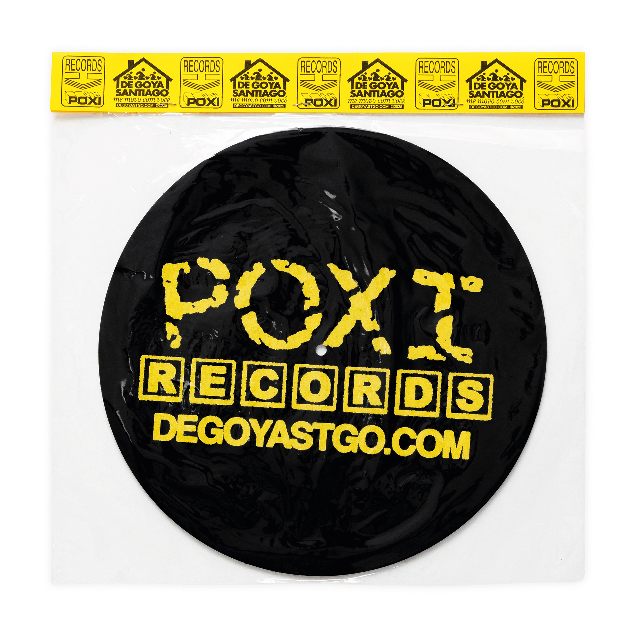 Poxi Records 7 Slipmat Negro