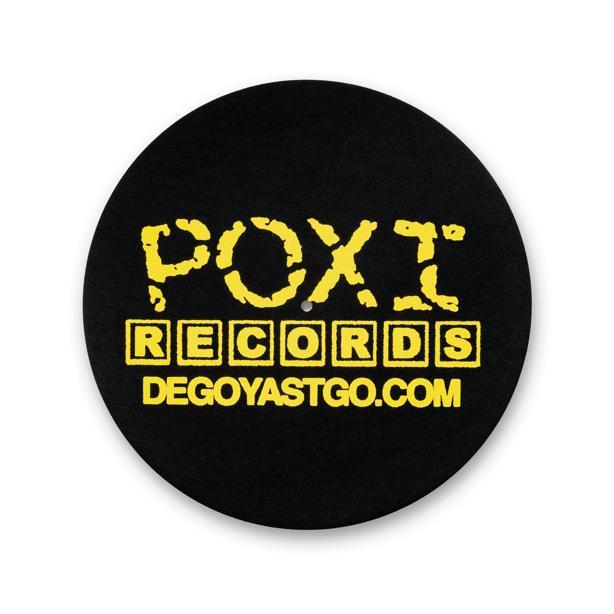Poxi Records 7 Slipmat Negro