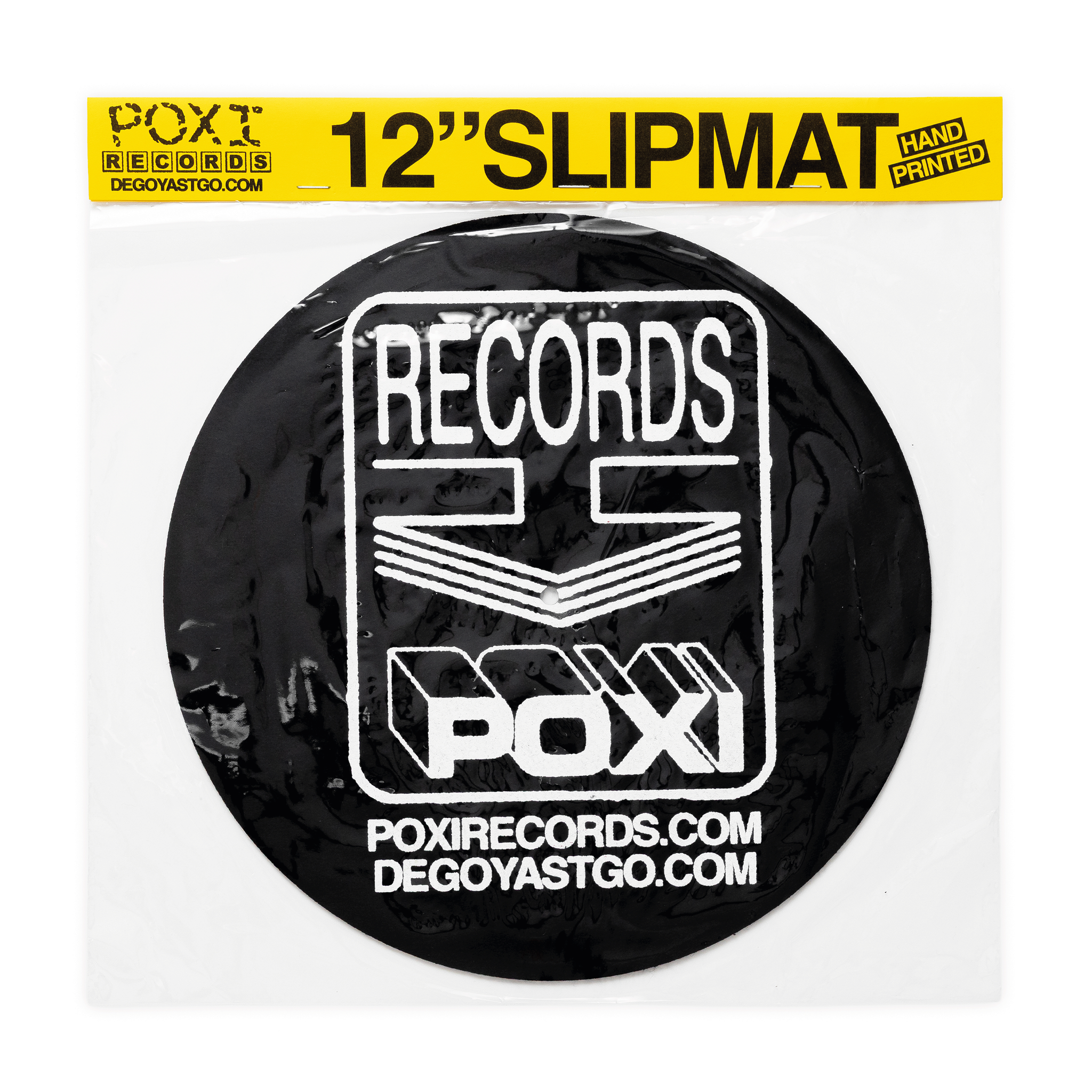 Poxi Records 7 Slipmat Negro