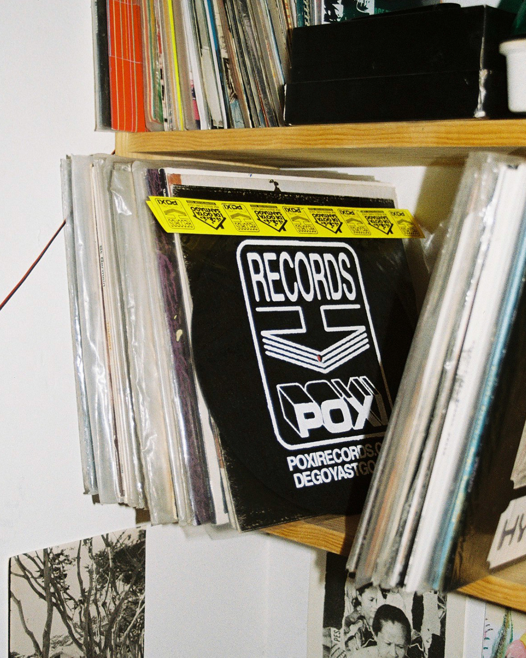 Poxi Records 7 Slipmat Negro